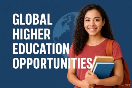 a creative depiction of global higher education opportunities